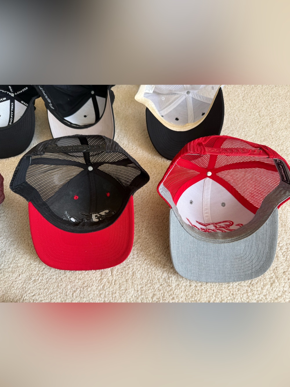 Lot 16 Ford & Mustang Trucker Hats Snapback Baseball Caps Racing Vintage Style - Picture 11 of 16